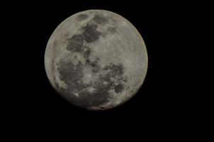 volle maan 's nachts foto