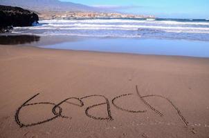 mooi strand Aan Tenerife foto