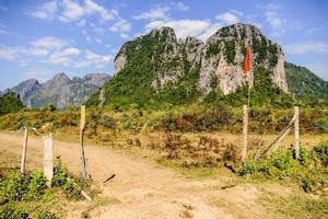 schilderachtige berglandschap foto