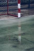 straatvoetbal doel sportuitrusting foto