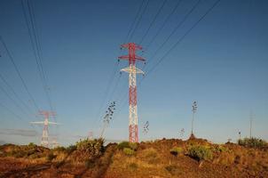 elektrisch macht pylonen foto