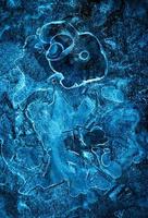 bevroren blauw water textuur