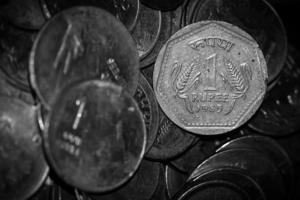 een roepie Indisch munten concept beeld foto