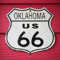 Oklahoma ons 66 route teken foto