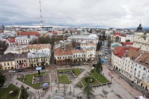 panorama visie van stad hal. foto