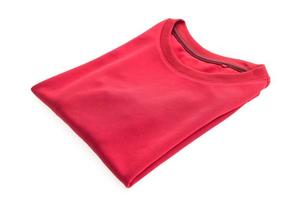 rood t-shirt voor kleding foto