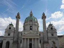 Karlskirche kerk in Wenen foto