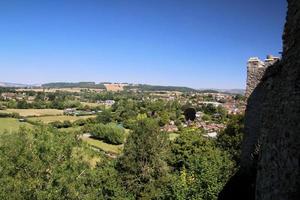 een visie van de shropshire platteland Bij ludlow foto