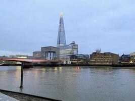 uitzicht op de rivier de Theems in londen foto