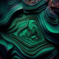 malachiet groen steen structuur - ai gegenereerd beeld foto