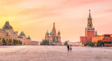 Basil's Cathedral op het Rode Plein in Moskou foto