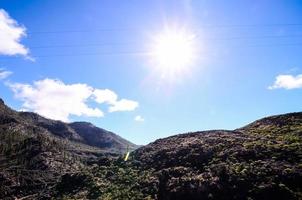 schilderachtige berglandschap foto