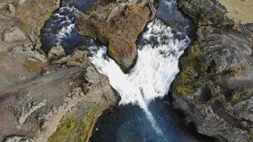 hjalparfoss in zuiden IJsland, Europa foto