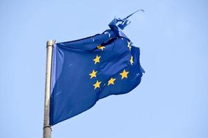 de vlag van Europa foto