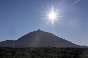 el teide vulkaan berg in Tenerife Spanje foto