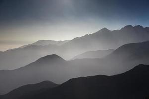 berg visie in Marokko foto