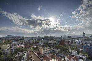 mooi Barcelona horizon schot van een uniek hoog voordeel punt foto