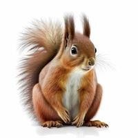 squirel illustratie ai gegenereerd foto