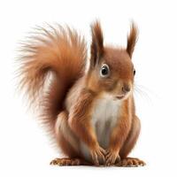 squirel illustratie ai gegenereerd foto