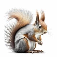 squirel illustratie ai gegenereerd foto