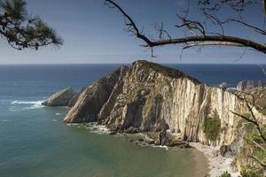 verbijsterend strand in Asturië, Spanje foto