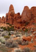 bogen nationaal park geologisch rots formaties foto