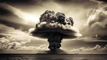 Internationale dag tegen nucleair testen, 29 augustus ai gegenereerd foto