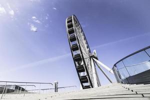 maart 8 2023. chicago, Illinois. een ferris wiel Bij marine pier in Chicago. foto