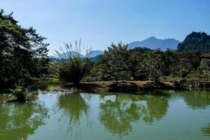 landelijk landschap in Azië foto