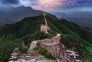 de Super goed muur van China -7 zich afvragen van de wereld. foto