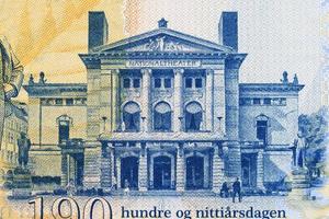 de gebouw van de nationaal theater van geld foto