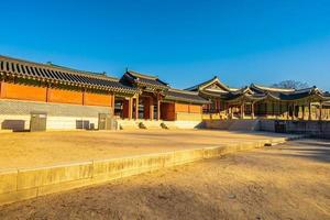 changdeokgung-paleis in de stad van seoel, zuid-korea foto