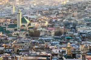 visie van marrakech, Marokko foto