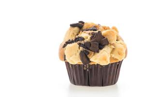 chocolade muffin geïsoleerd foto