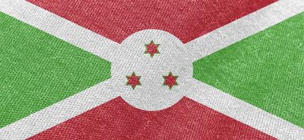 Burundi kleding stof vlag katoen materiaal breed vlaggen behang gekleurde kleding stof Burundi vlag achtergrond foto