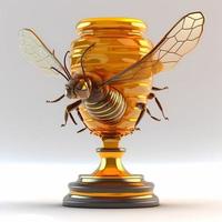 trofee illustratie ai gegenereerd foto