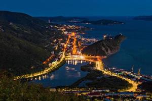 de stad van petropavlovsk-kamchatsky foto