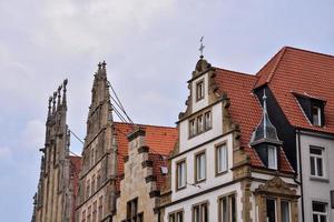 gebouwen van een oud Europese stad foto