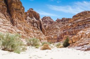 rotsachtige woestijn canyon foto