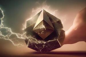 ethereum eth logo symbool foto