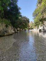 acherontas rivier- verkennen Griekenland vakantie humeur zomer op reis verbazingwekkend Grieks natuur scape achtergrond in hoog kwaliteit groot grootte prints foto