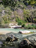 acherontas rivier- verkennen Griekenland vakantie humeur zomer op reis verbazingwekkend Grieks natuur scape achtergrond in hoog kwaliteit groot grootte prints foto