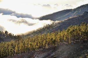 schilderachtige berglandschap foto