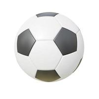 traditioneel voetbal bal. 3d veroorzaken. foto