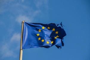 vlag van de europese unie foto
