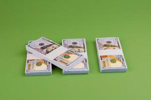 dollar geld bank dollar financiën en bank spaargeld salaris inkomen van werk foto