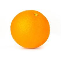 oranje fruit isoleren Aan wit achtergrond foto