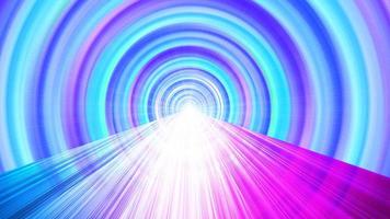 neon radiaal spiraal vooruit tunnel effect meta universum technologie zin achtergrond foto