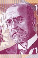 tomas garrigue Masaryk een portret van geld foto