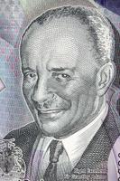 Grantley herbert adams een portret van Barbados geld foto